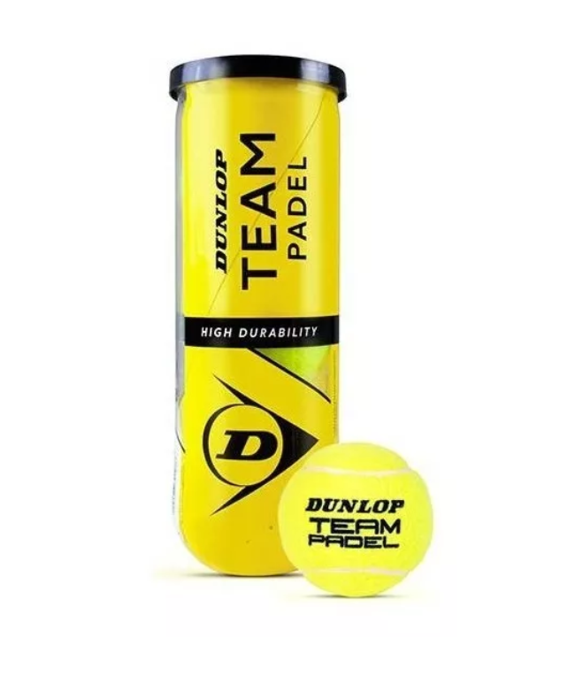 Pelota De Pádel Team Dunlop X3 Excelente Durabilidad