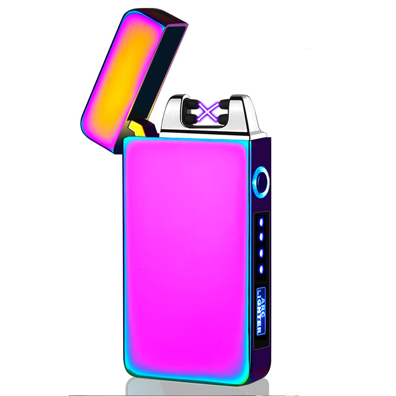 Encendedor Recargable Usb Indicador Led Con Pantalla Vis118