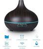 Humidificador Aire Difusor Madera Con Control Remoto 550ml