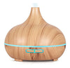 Humidificador Aire Difusor Madera Con Control Remoto 550ml