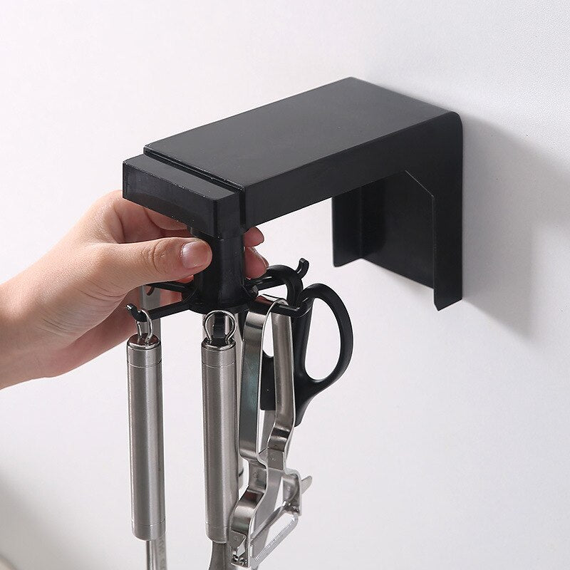 Gancho Giratorio Cocina 360° Adhesivo Pared